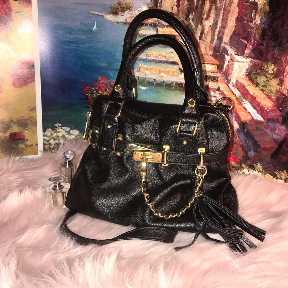 Steve Madden Black Slouchy Handbag
